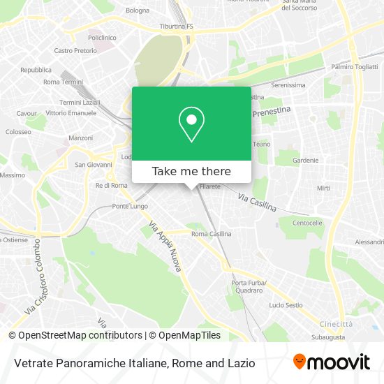 Vetrate Panoramiche Italiane map