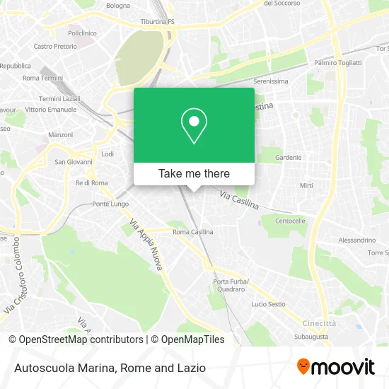 Marina Driving School map