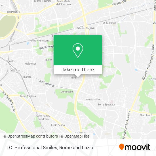 T.C. Professional Smiles map