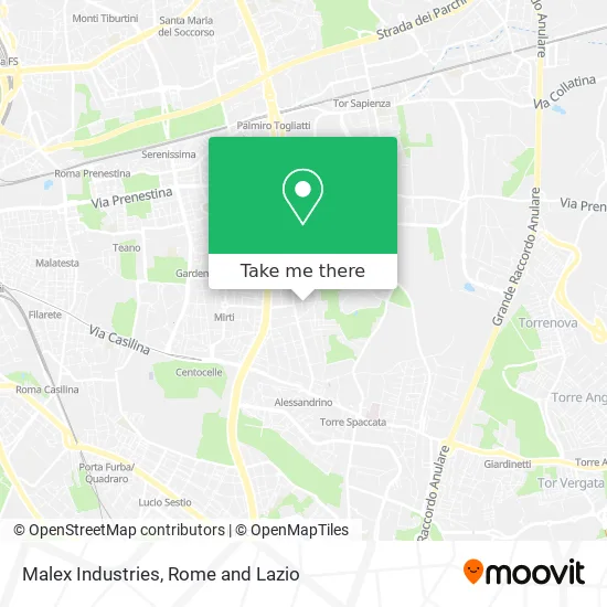 Malex Industries map