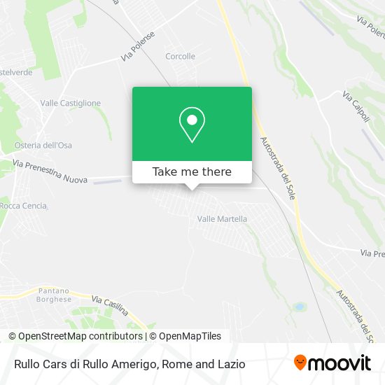 Rullo Cars di Rullo Amerigo map
