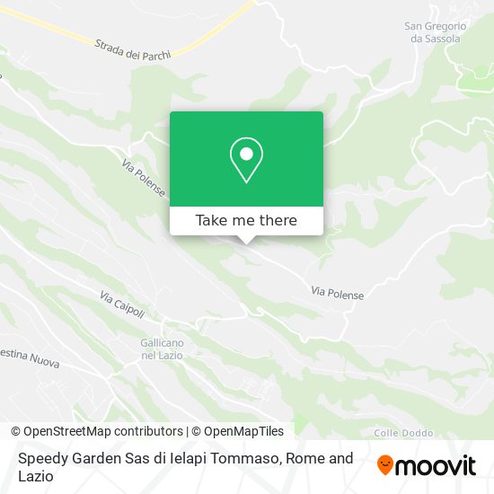 Speedy Garden Sas di Ielapi Tommaso map