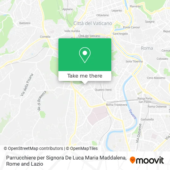 Hairdresser for Ladies De Luca Maria Maddalena map