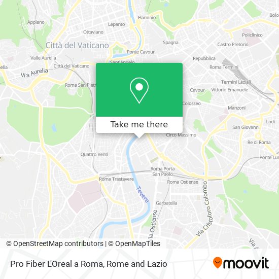 Pro Fiber L'Oreal a Roma map
