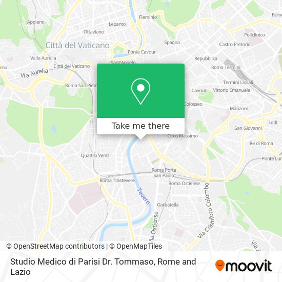 Studio Medico di Parisi Dr. Tommaso map