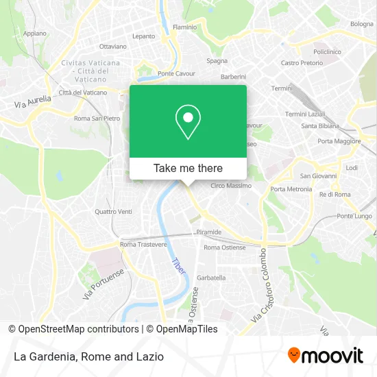 La Gardenia map