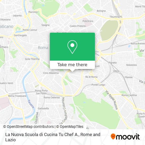 La Nuova Scuola di Cucina Tu Chef A. map