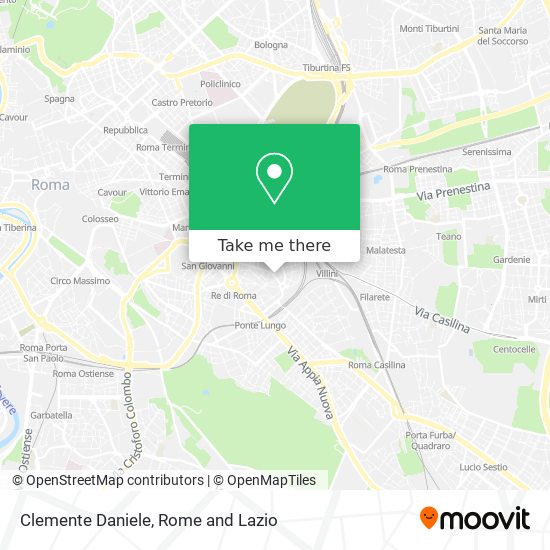 Clemente Daniele map