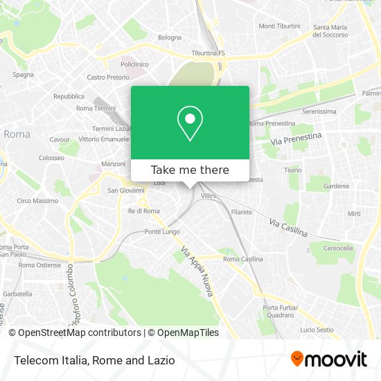 Telecom Italia map