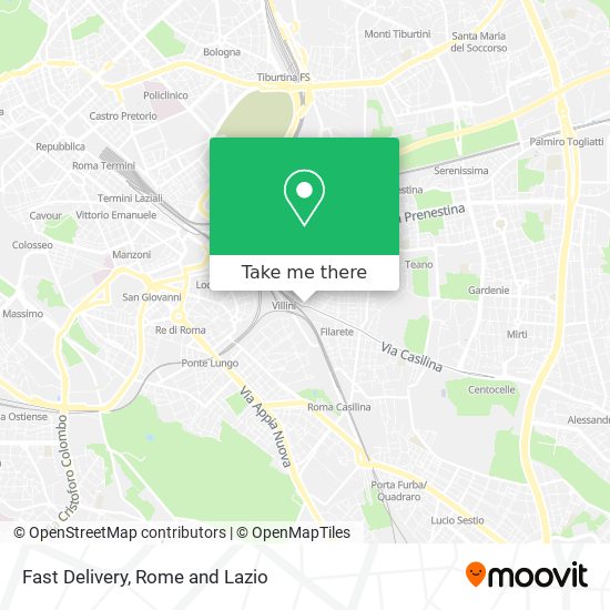 Fast Delivery map