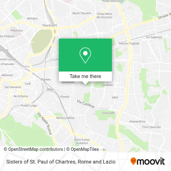 Sisters of St. Paul of Chartres map