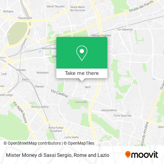 Mister Money di Sassi Sergio map