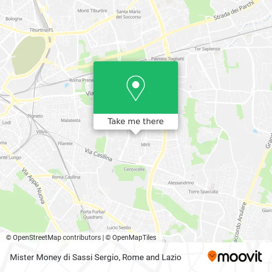 Mister Money by Sassi Sergio map