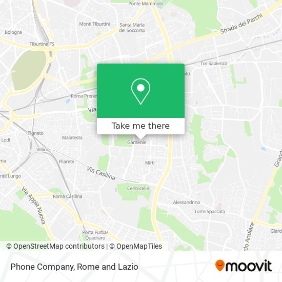 Phone Company map