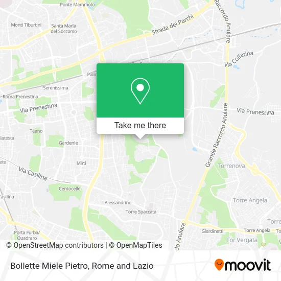 Miele Pietro Invoices map