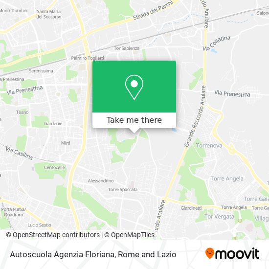 Autoscuola Agenzia Floriana map