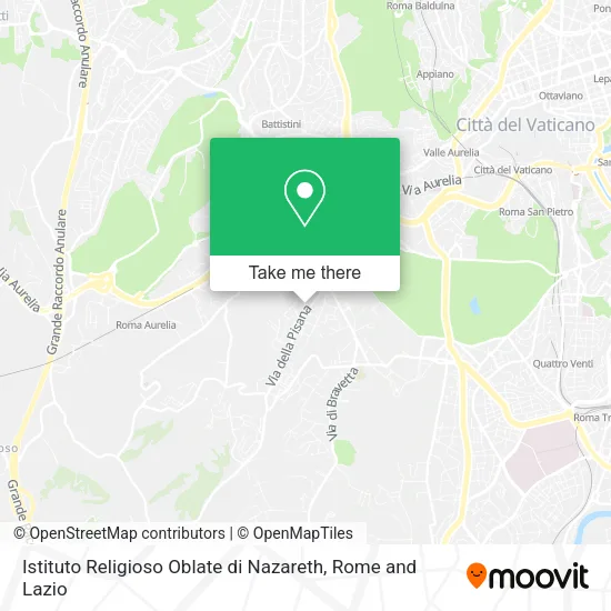 Istituto Religioso Oblate di Nazareth map