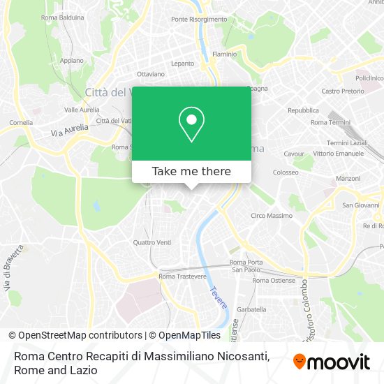 Roma Centro Recapiti di Massimiliano Nicosanti map