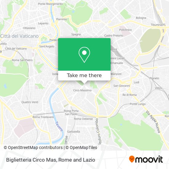 Biglietteria Circo Mas map