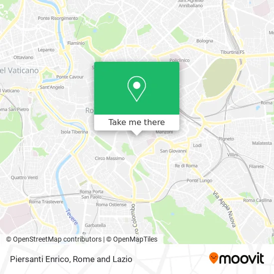 Piersanti Enrico map