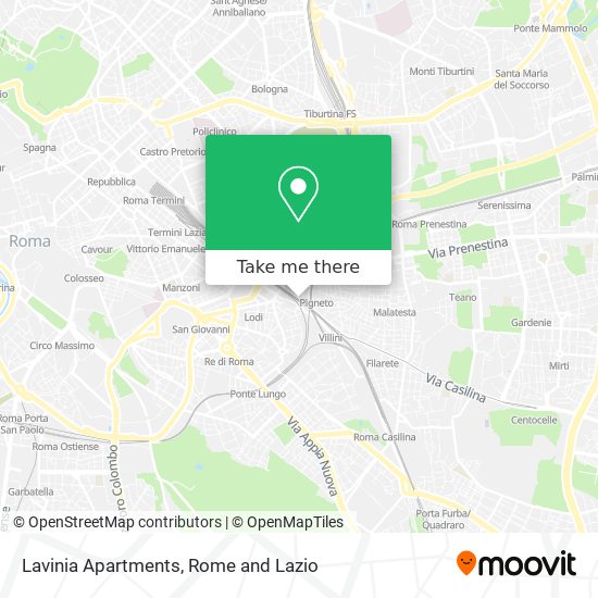 Lavinia Apartments map