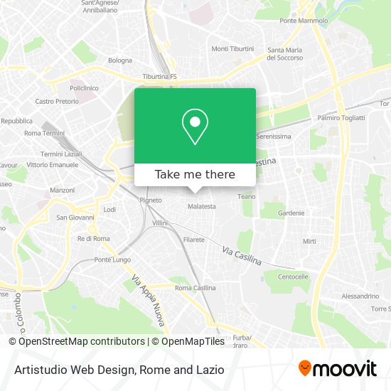 Artistudio Web Design map