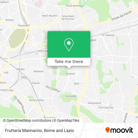Frutteria Mannarino map