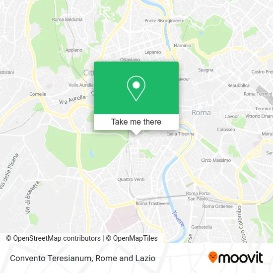 Teresianum Convent map