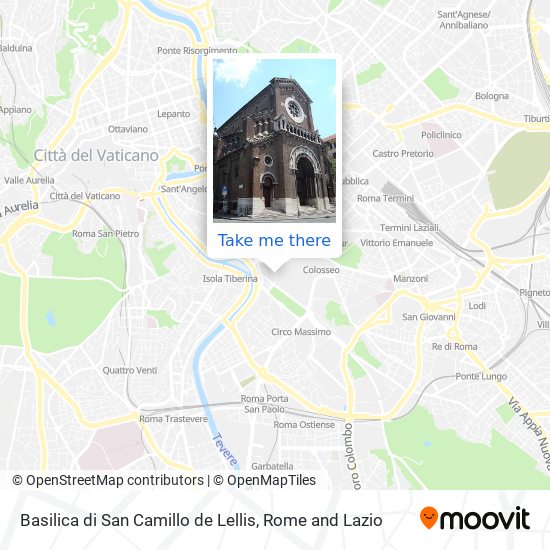 Basilica di San Camillo de Lellis map