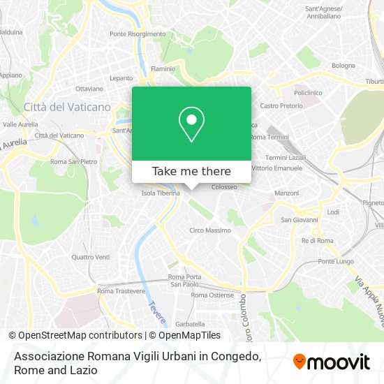 Associazione Romana Vigili Urbani in Congedo map