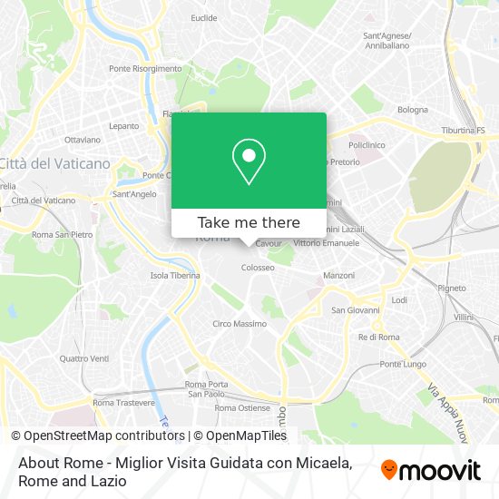 About Rome - Miglior Visita Guidata con Micaela map