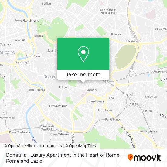Domitilla - Luxury Apartment in the Heart of Rome map