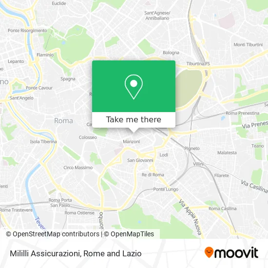 Mililli Assicurazioni map