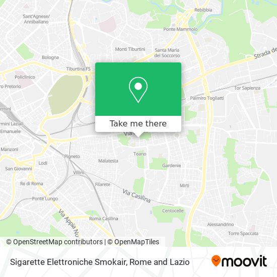 Sigarette Elettroniche Smokair map