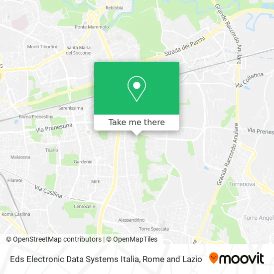 Eds Electronic Data Systems Italia map