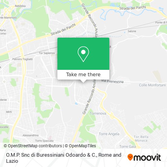 O.M.P. Snc di Buressiniani Odoardo & C. map