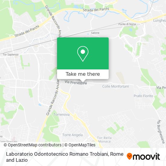 Laboratorio Odontotecnico Romano Trobiani map