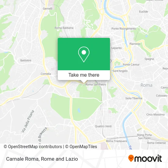 Carnale Rome map