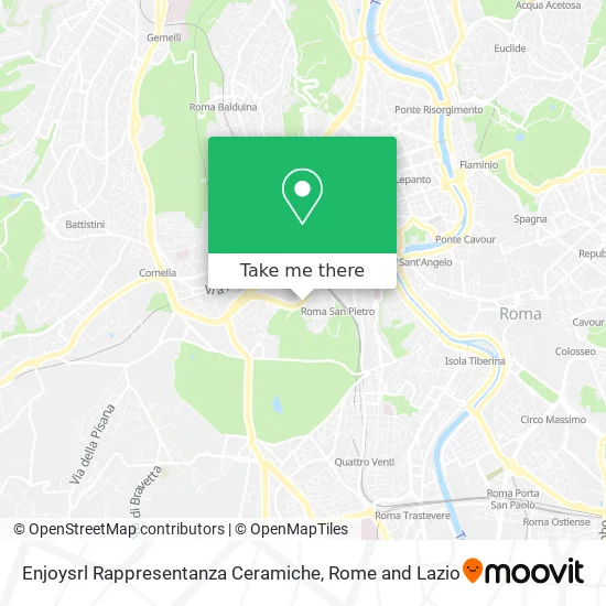 Enjoy Ceramics Representation map