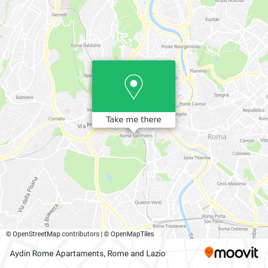 Aydin Rome Apartaments map