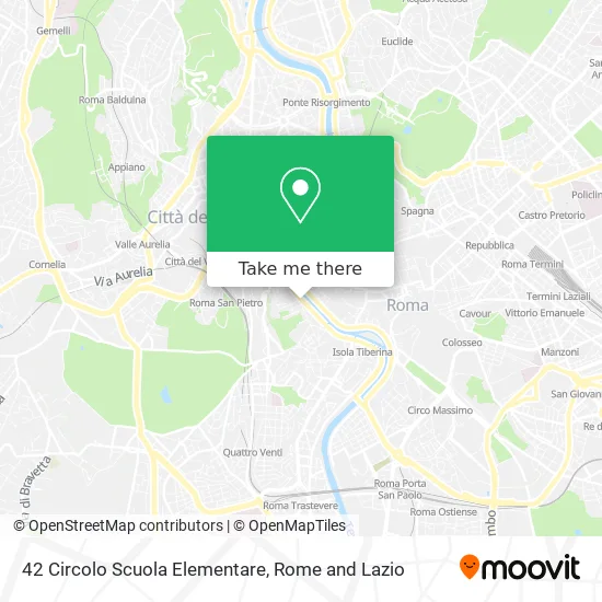 42nd Elementary School Circle map