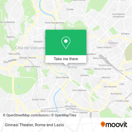 Ginnasi Theater map