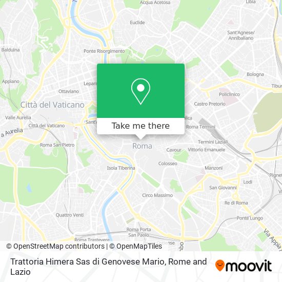 Trattoria Himera Sas di Genovese Mario map