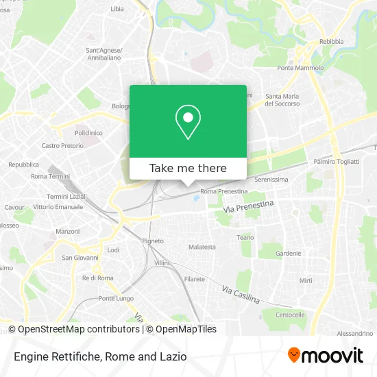 Engine Rettifiche map