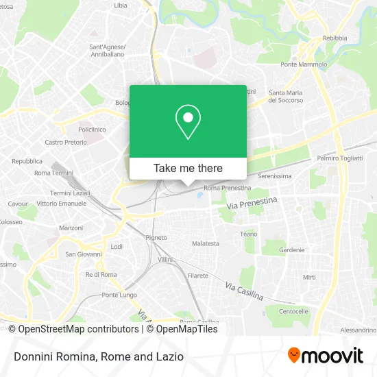 Donnini Romina map