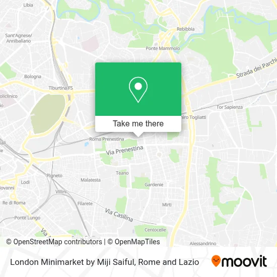 London Minimarket by Miji Saiful map