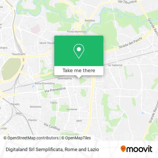 Digitaland Srl Semplificata map