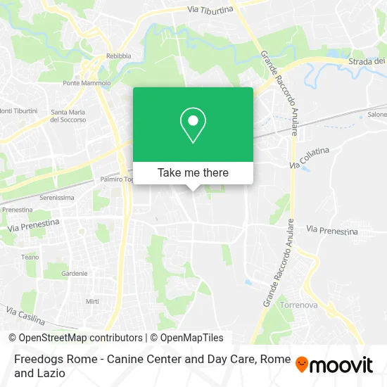 Freedogs Rome - Canine Center and Day Care map