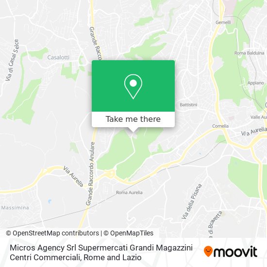Micros Agency Srl Supermercati Grandi Magazzini Centri Commerciali map
