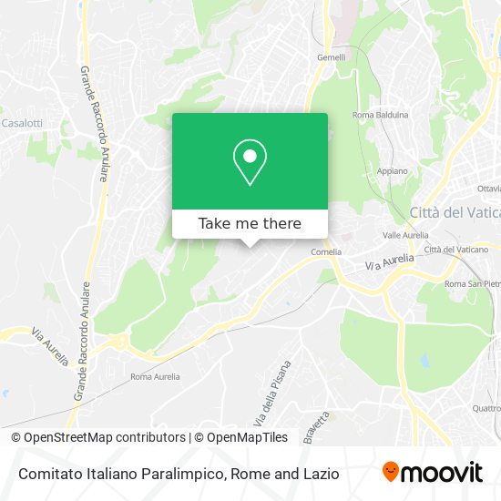 Comitato Italiano Paralimpico map